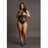Le Désir Body Grande Taille CONTRAST NET Noir